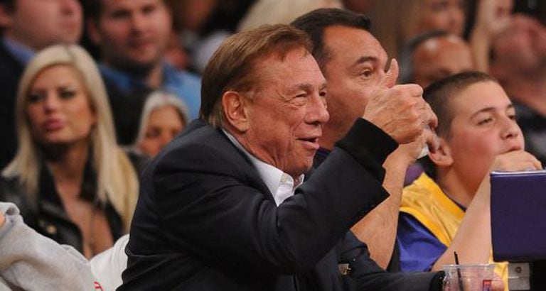 Donald Sterling, em uma partida entre os Clippers e os Lakers em 2011.