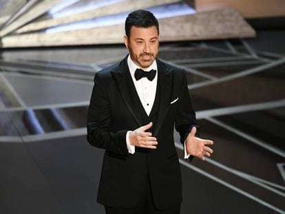 Jimmy Kimmel, durante seu monólogo ao início dos Oscar 2018.