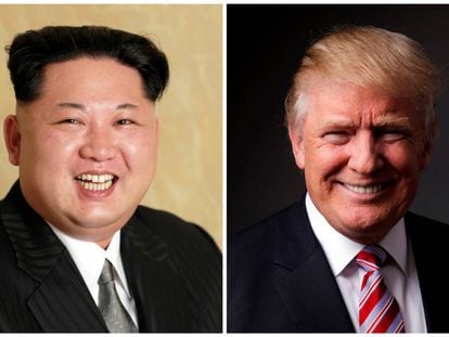 Kim Jong-un e Donald Trump.