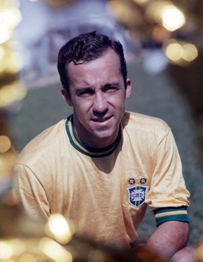 Tostão, quando era jogador do Brasil.
