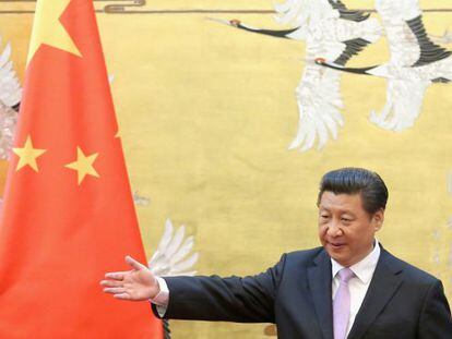 O presidente Xi Jinping, nesta terça em Pequim.