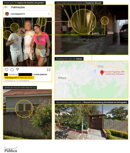 Infográfico: Bruno Fonseca/Agência Pública - Imagens: Google Maps, Polícia Civil e Instagram/Reprodução