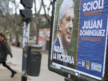 Propaganda eleitoral em Buenos Aires.