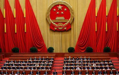 Sessão plenária da Assembleia Popular Nacional em março do ano passado/passo em Pequim.