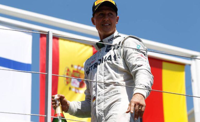 Michael Schumacher, em junho de 2012 em Valência.