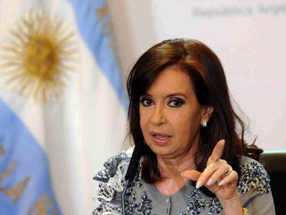 A presidenta argentina, Cristina Fernández.