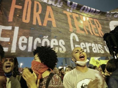 Protesto no dia 2 de setembro, em São Paulo.
