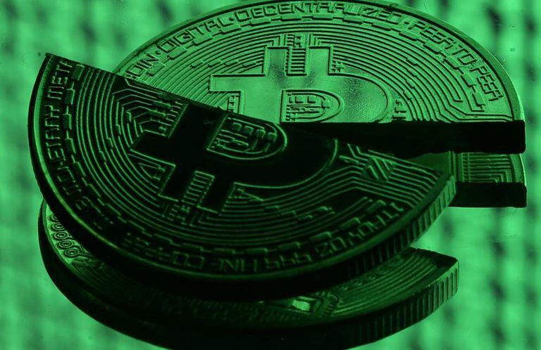 Recriação de um bitcoin.