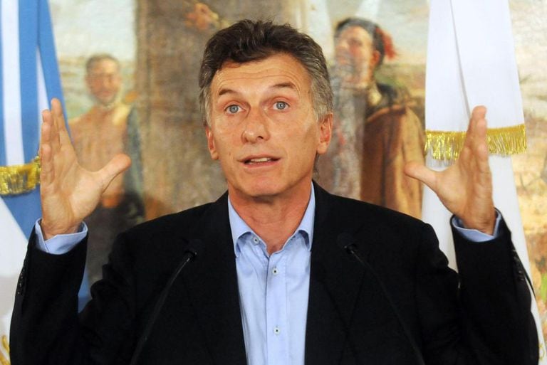 O presidente da Argentina, Mauricio Macri.