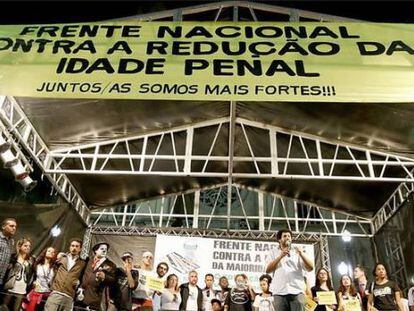 Representantes de movimentos sociais e de direitos humanos reunidos em SP.