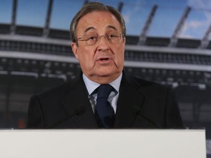 Florentino Pérez, presidente do Real Madrid.