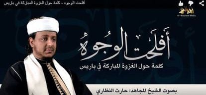Fotograma do vídeo divulgado pela Al Qaeda com novas ameaças contra França.