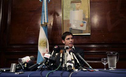 O ministro da Economia argentino, Axel Kicillof.