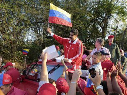 O presidente Maduro em um ato nesta quinta-feira.