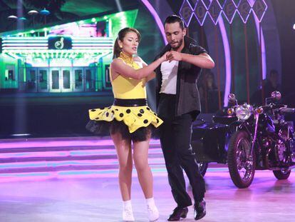 Ana Pacheco no programa ‘Dançando com as Estrelas’.