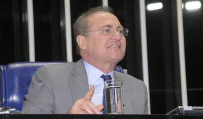 O presidente do Senado, Renan Calheiros, em agosto.