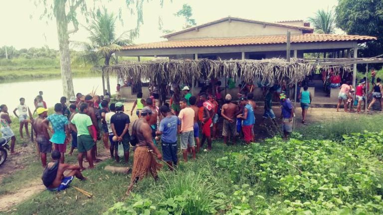 Área onde ocorreu o conflito, em Viana, no Maranhão.