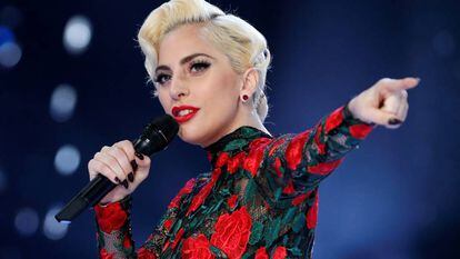 Lady Gaga em novembro, em Paris.