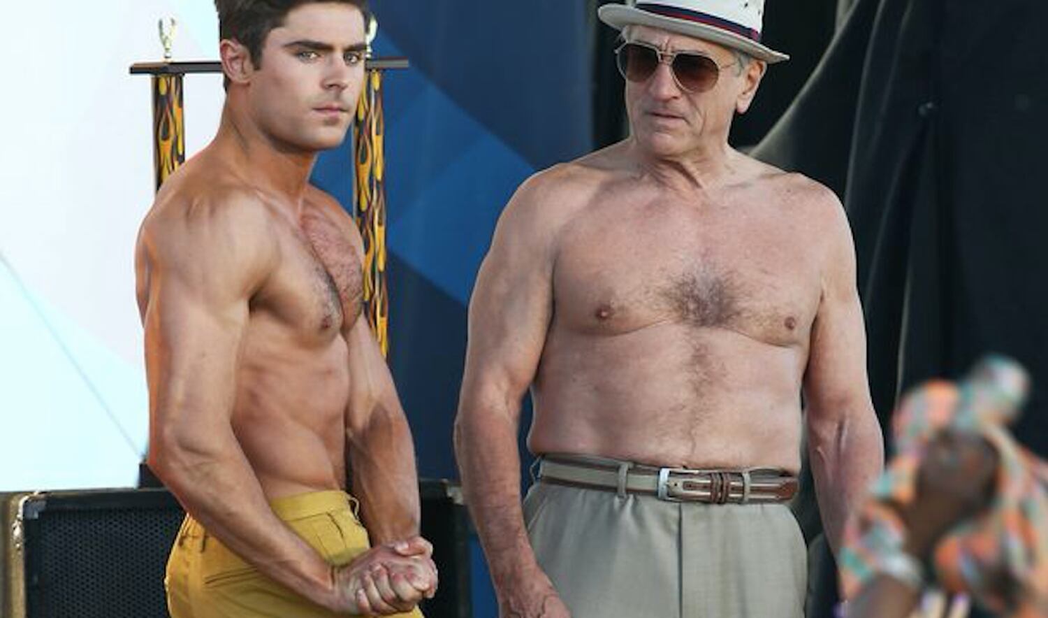 Robert de Niro e Zac Efron em ‘Tirando o Atraso’, para muitos o pior filme de De Niro.