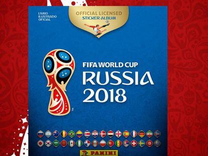 Capa do álbum da Copa do Mundo Rússia 2018.