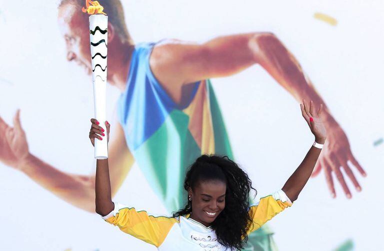 A jogadora de vôlei, Fabiana Claudino.