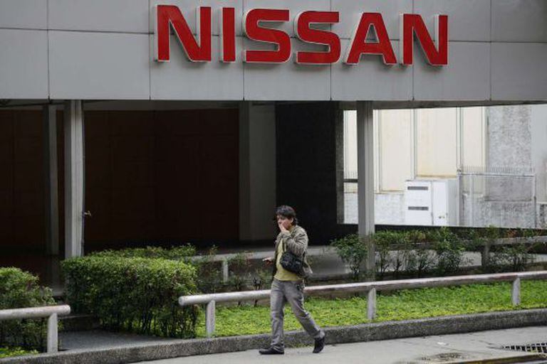 Uma concessionária da Nissan em Caracas.