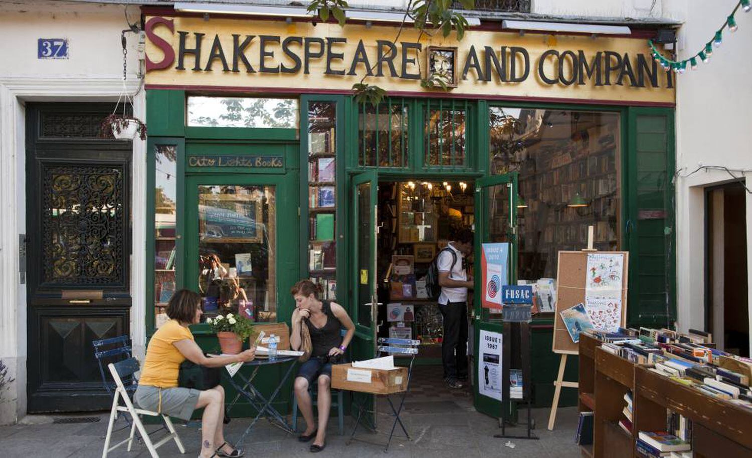 A livraria Shakespeare and Company em 2020.