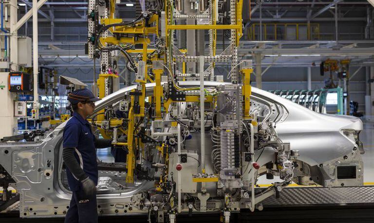 Fábrica da BMW en San Luis Potosí, no México.