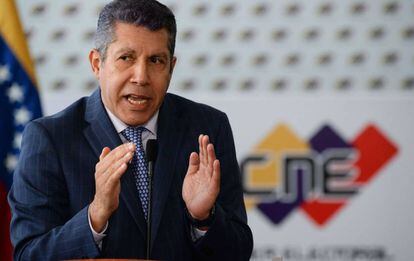 O candidato a presidente da Venezuela, Henri Falcón, em 2 de março.