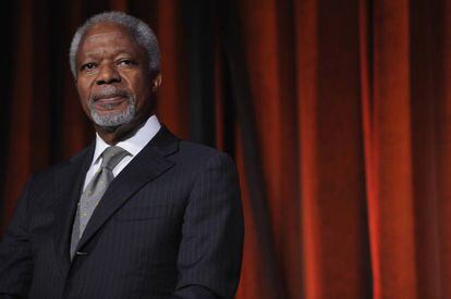 Kofi Annan, em Nova York em 2012.