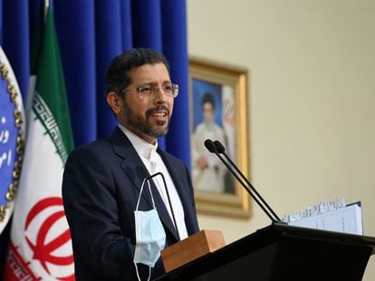 O porta-voz da chancelaria iraniana, Saeed Khatibzadeh, em outubro passado, em Teerã.