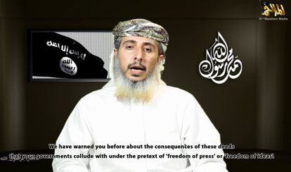 Imagem do vídeo divulgado pela Al-Qaeda na Península Arábica.