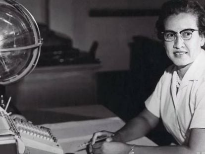 Katherine Johnson, na NASA, em 1966