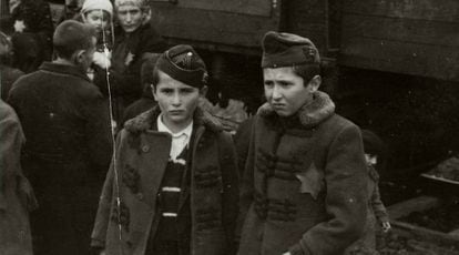 Os irmãos da pessoa que descobriu o Álbum, Israel e Zelig. Pouco depois que a foto foi tirada, foram assassinados.