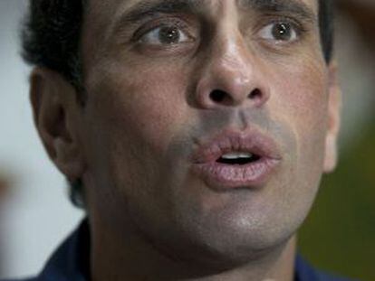 Capriles, um dos líderes da oposição.