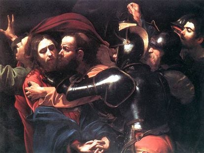 'A captura de Cristo', de Caravaggio.