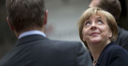 A chanceler Angela Merkel, em Bruxelas nesta terça.
