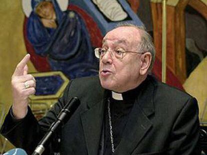 Fernando Sebastián, arcebispo emérito de Pamplona.