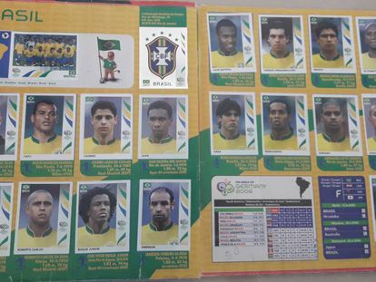 Roque Júnior, Júlio Baptista e Renato estão no álbum da Copa de 2006, mas não foram convocados ao Mundial.