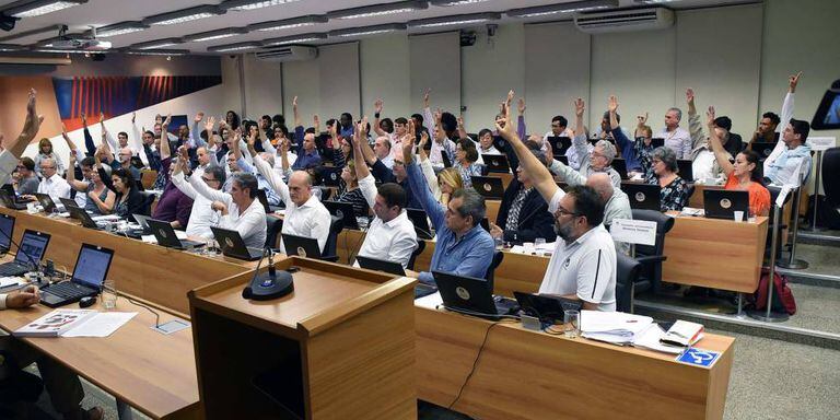 Votação do Conselho Universitário.
