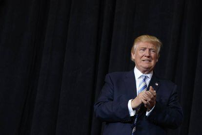 O presidente eleito Donald Trump