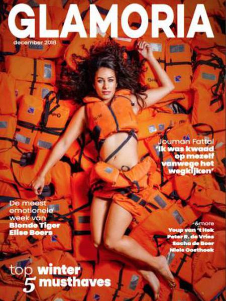 Capa da revista ‘Glamoria’.