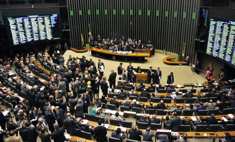 Plenário da Câmara na última terça.
