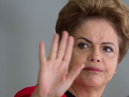 A presidenta Dilma Rousseff, na &uacute;ltima sexta.
