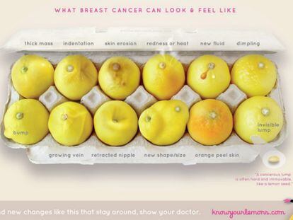 #KnowYourLemons: Uma foto e 12 limões para aprender a detectar o câncer de mama