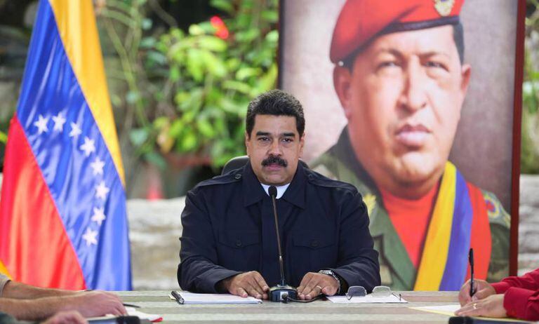 Nicolás Maduro em ato de Governo nesta terça-feira.