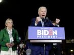 Joe Biden, este martes en Los Ángeles, California.