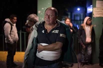 Vítima da explosão em Tultepec em um hospital de Cuautitlán.