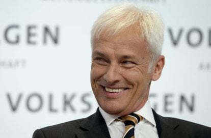 Matthias Mueller, novo presidente da Volkswagen, em março.