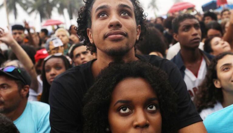 Ato no Rio, no domingo, que pediu eleições diretas.